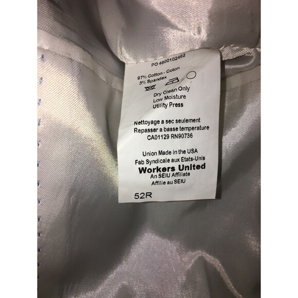 Hart Schaffner Marx Chicago Fit Soft Men Tan Wool  Sport Coat Blazer 52R - Picture 11 of 14